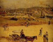 简 弗朗索瓦 拉法埃里 : The Beach at Trouville